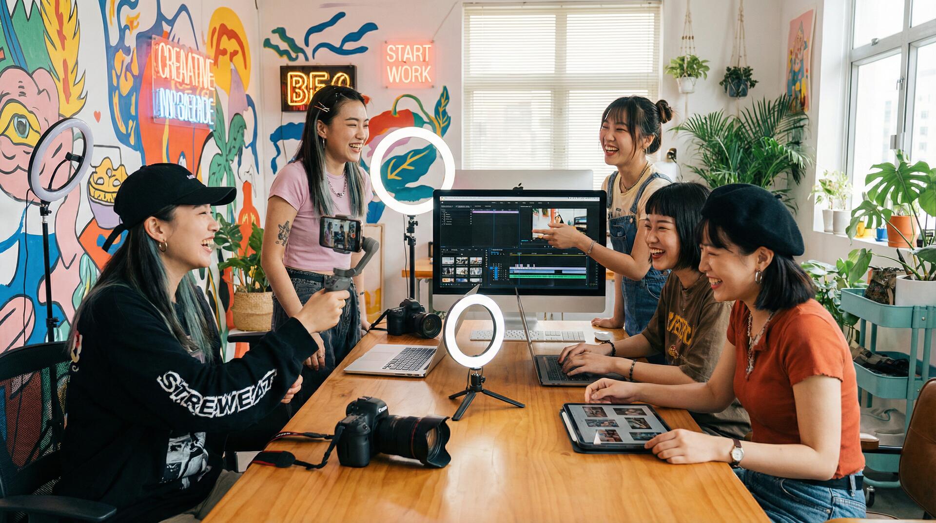 蘑菇视频创作案例